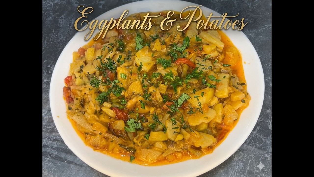 The BEST Fried Eggplants with Potatoes – Quick & Tasty!