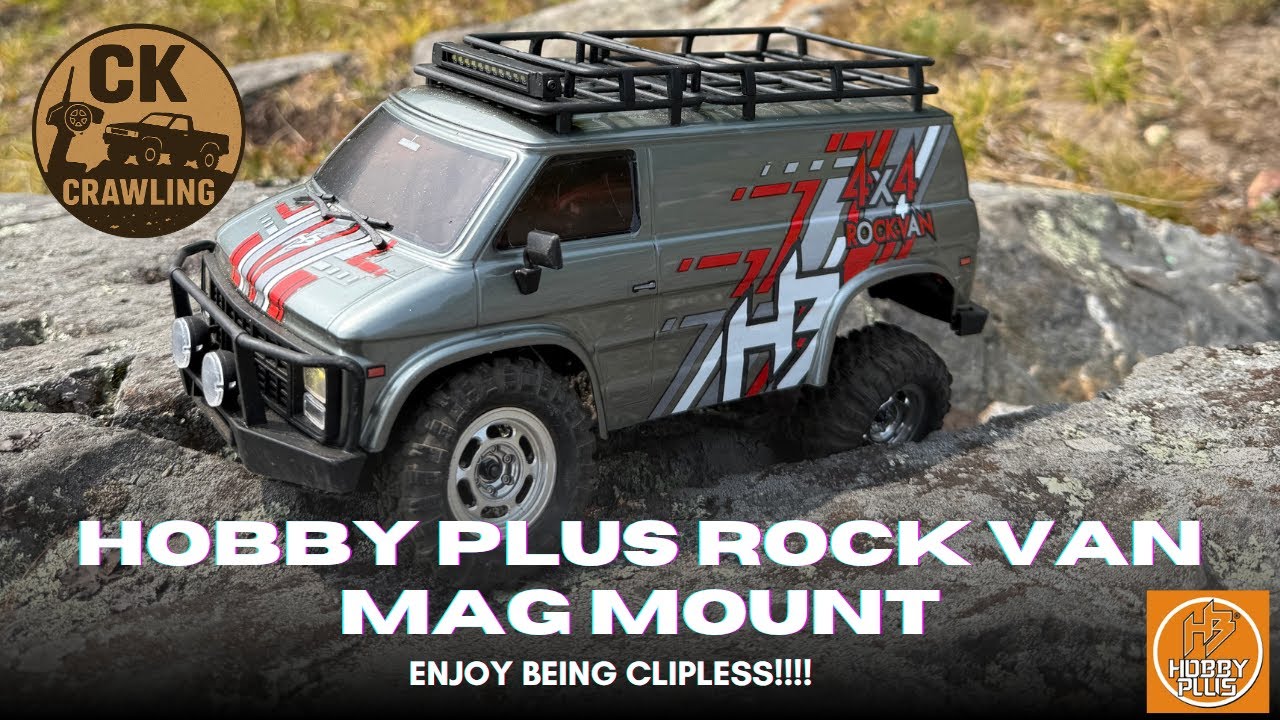 Магнитные крепления для кузова Hobby Plus Rock Van! Больше никаких дурацких зажимов!