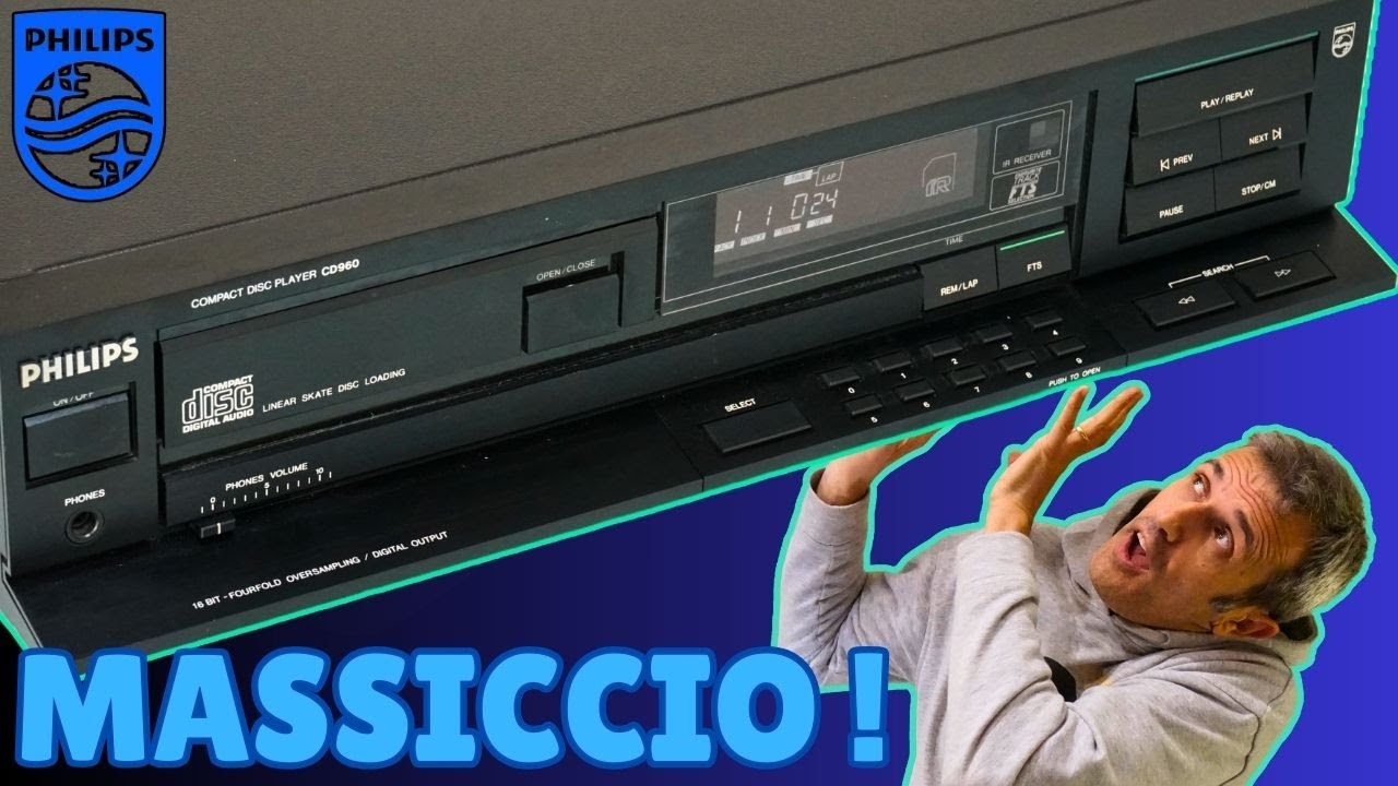 Philips CD 960 - lettore CD vintage - RECENSIONE / REVIEW
