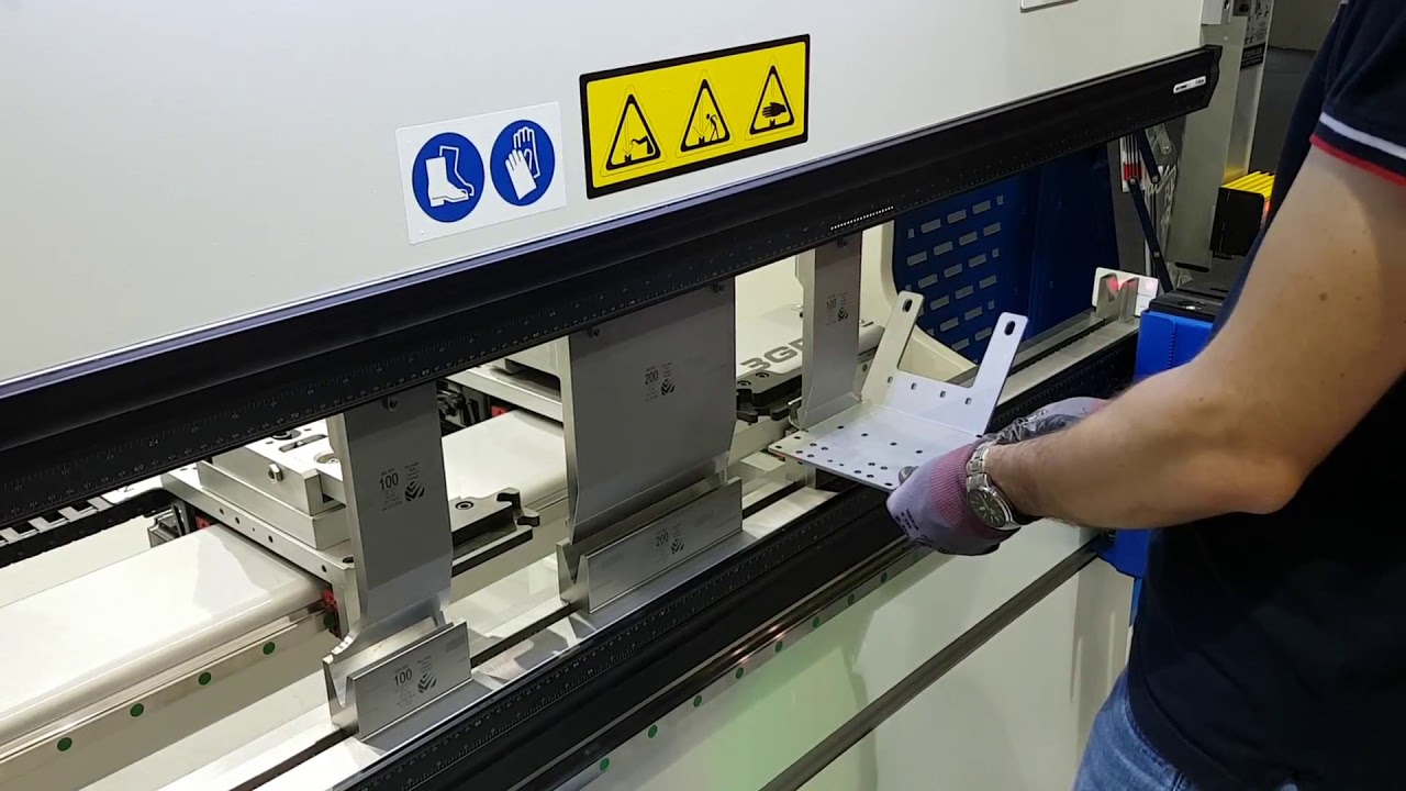 Bending complex parts with Electric press brake