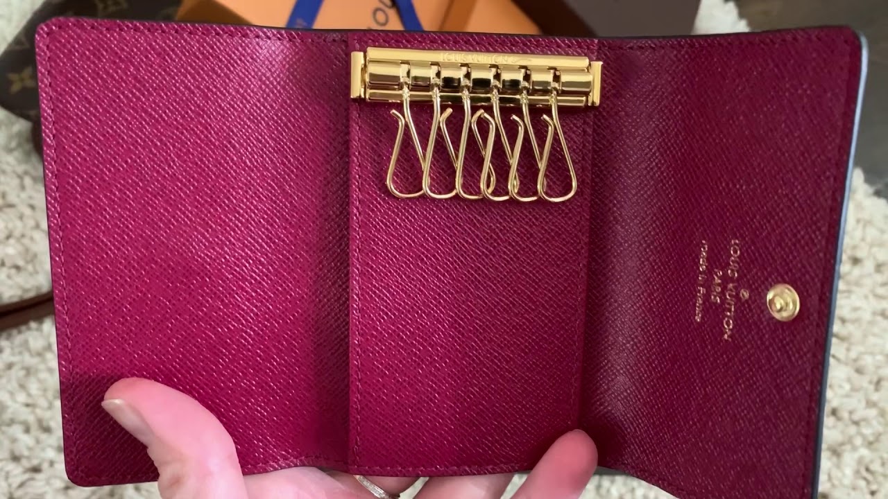 Louis Vuitton 6-Ring Key Holder in Monogram Fuchsia- SLG and Canvas Comparison