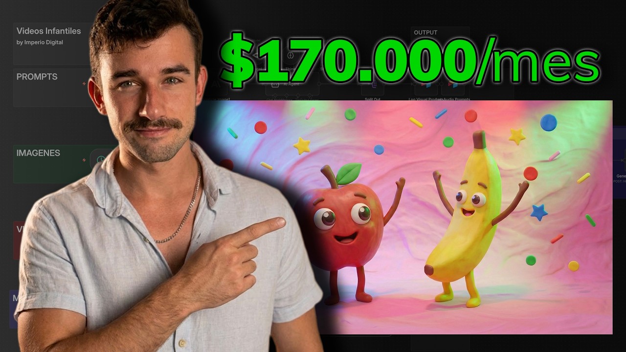 Repliqué un Canal Infantil que Gana $170,000/mes (con IA)