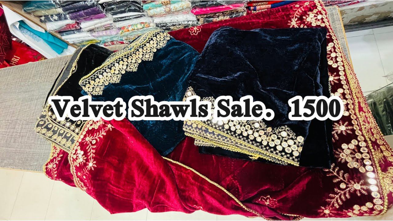Velvet Shawl | Micro Velvet | New Design Velvet Shawl | Velvet Shawl Wholesale | Fancy Shawl 