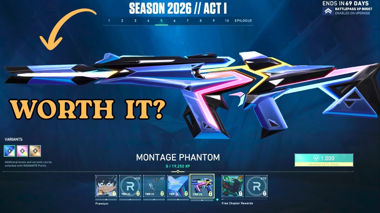 New VALORANT Season 2026 Act 1 Battle Pass - Worth It?