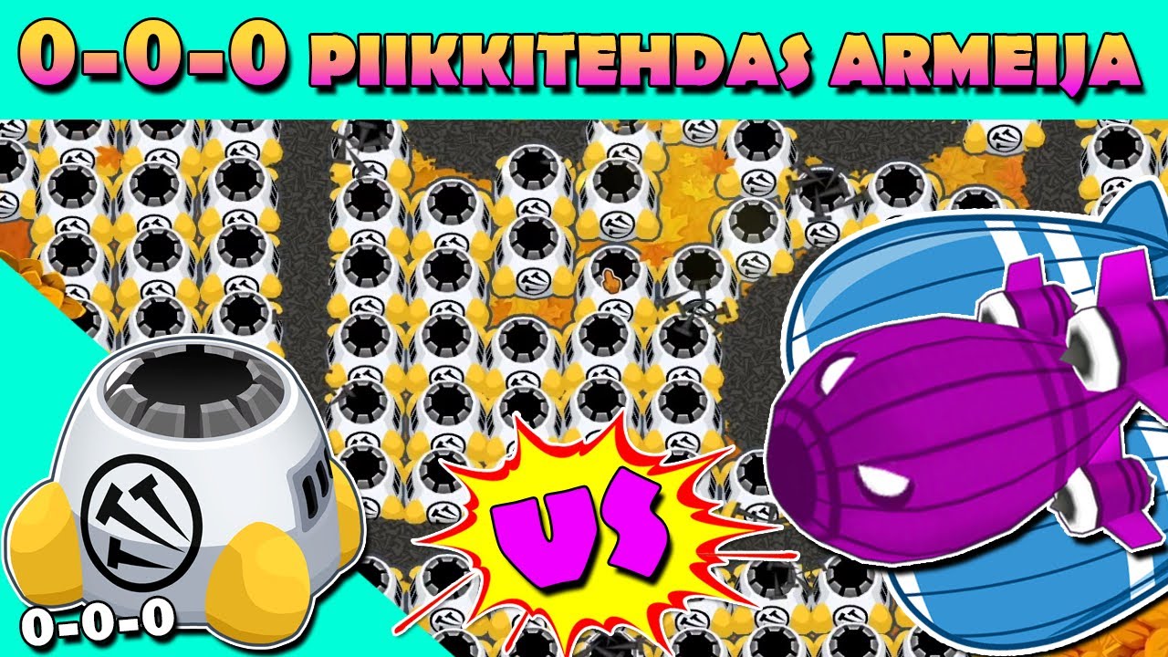 Mihin pystyy PIIKKITEHDAS ARMEIJA | 0-0-0 Haaste | Bloons TD 6 Suomi