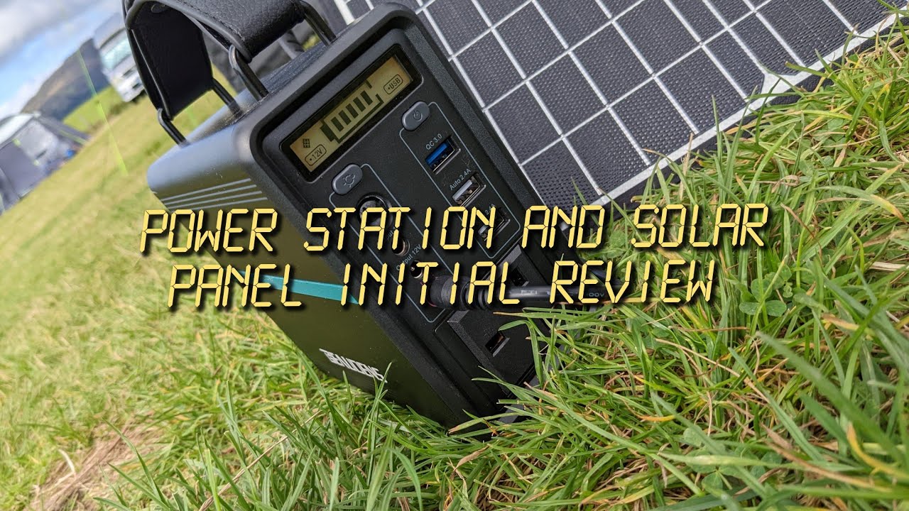 Swarey / Beaudens portable power station /bank and 100w folding solar panel initial review