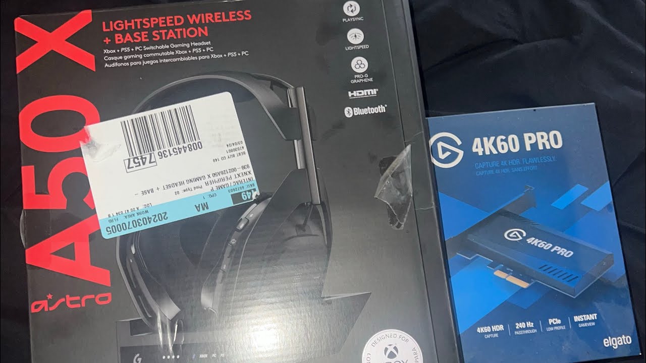 Astro A50x to capture card to OBS