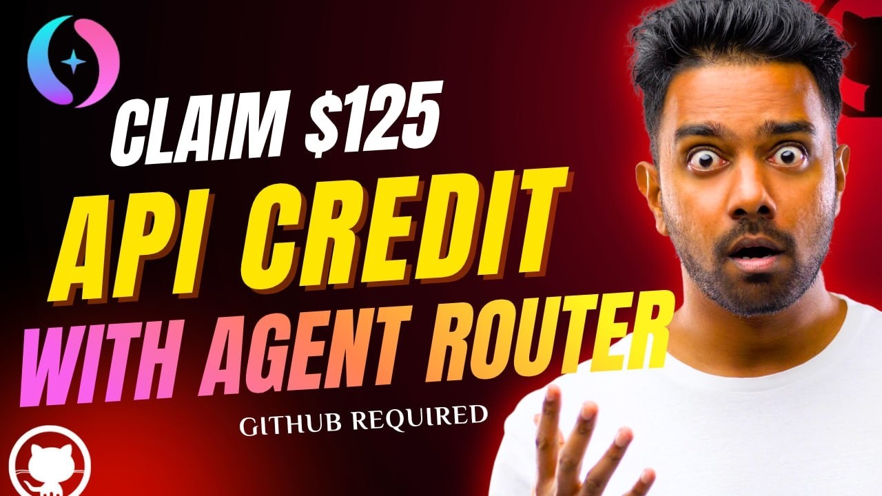 𝗖𝗹𝗮𝗶𝗺 $𝟭𝟮𝟱 𝗶𝗻 𝗳𝗿𝗲𝗲 𝗔𝗣𝗜 𝗰𝗿𝗲𝗱𝗶𝘁𝘀 𝗼𝗻 𝗔𝗴𝗲𝗻𝘁𝗥𝗼𝘂𝘁𝗲𝗿 (2026 METHOD)