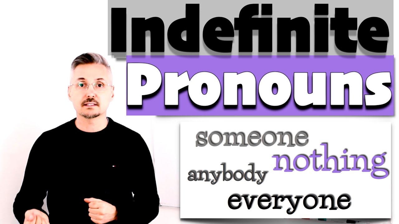 Lesson on INDEFINITE PRONOUNS (someone, nothing, anybody, everyone, anything, etc.)