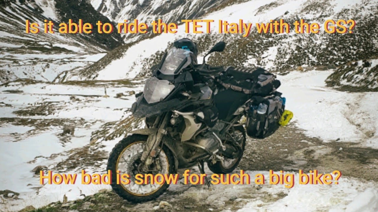 I drove the TET Italy on my BMW R1250GS