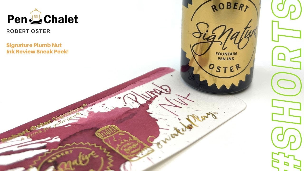 Sneak Peek: Robert Oster Plumb Nut Ink Review