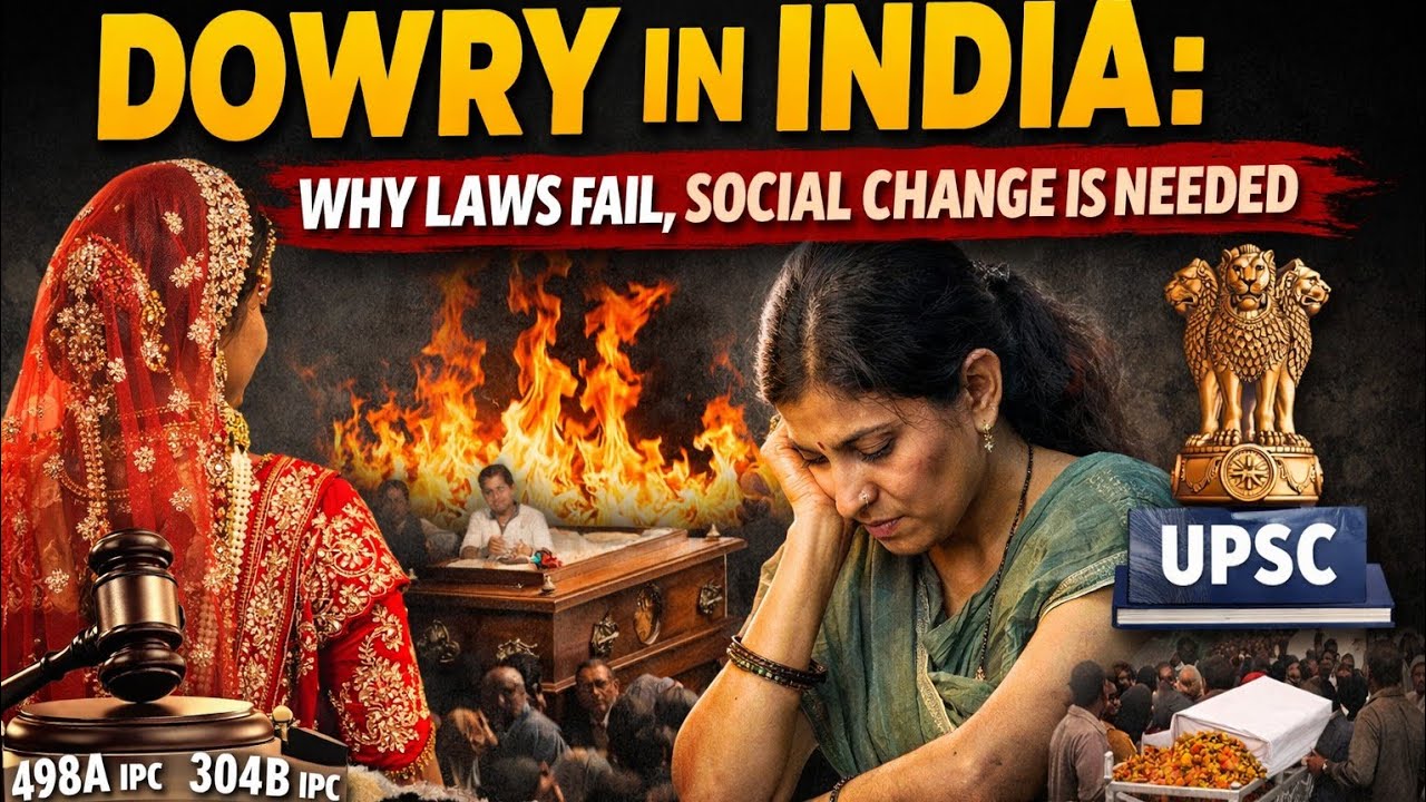 Dowry in India: Why Laws Failed & Social Change Is the Real Solution | UPSC Current Affairs 2026