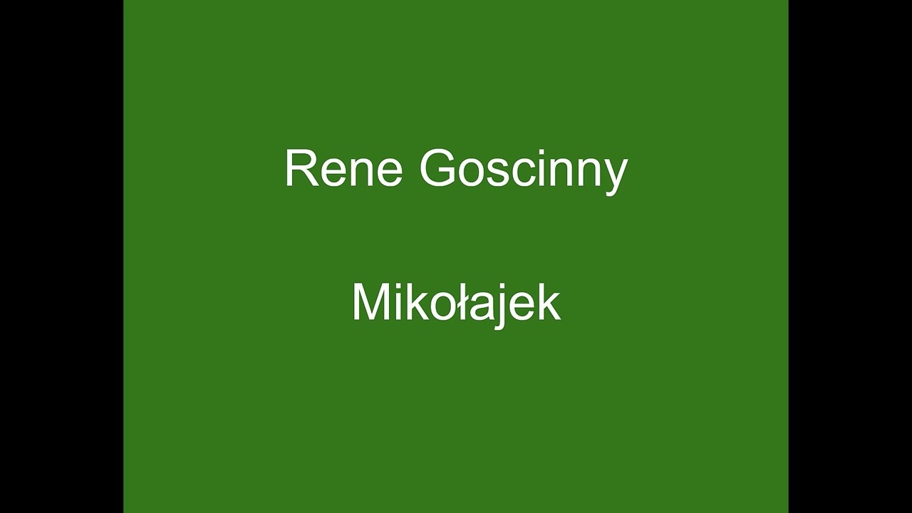 Mikołajek - Rene Goscinny