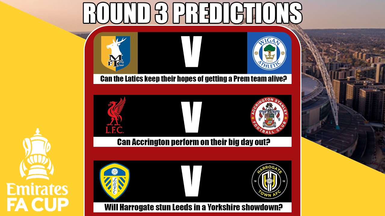 Predicting the WORST 2024-25 FA Cup 3rd Round Upsets and SHOCKING Results!