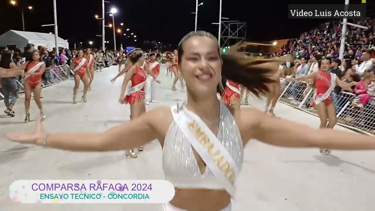 COMPARSA RAFAGA 2024 - ENSAYO TECNICO - CARNAVAL DE CONCORDIA