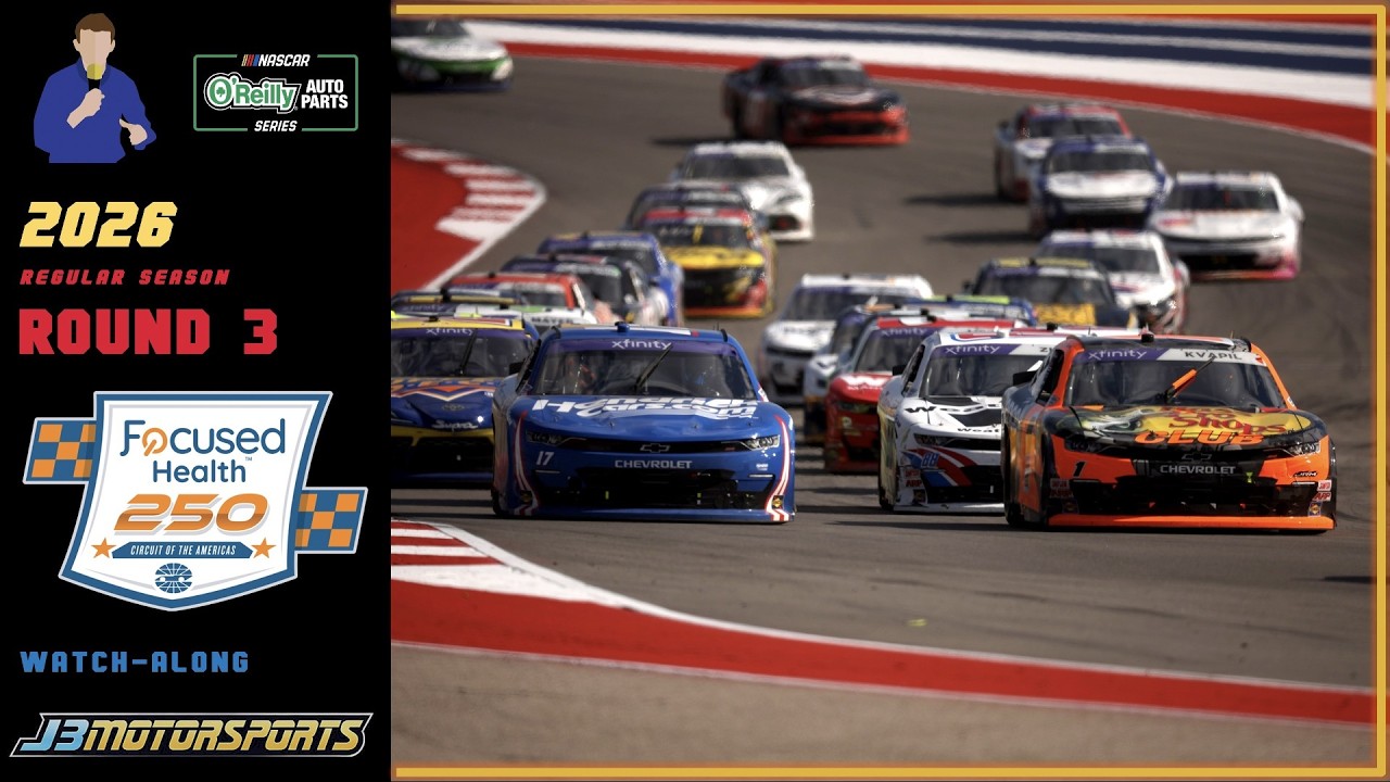 🔴 NASCAR O'Reilly Auto Parts Series | 2026 | Round 3 | #FocusedHealth250 Watch-Along