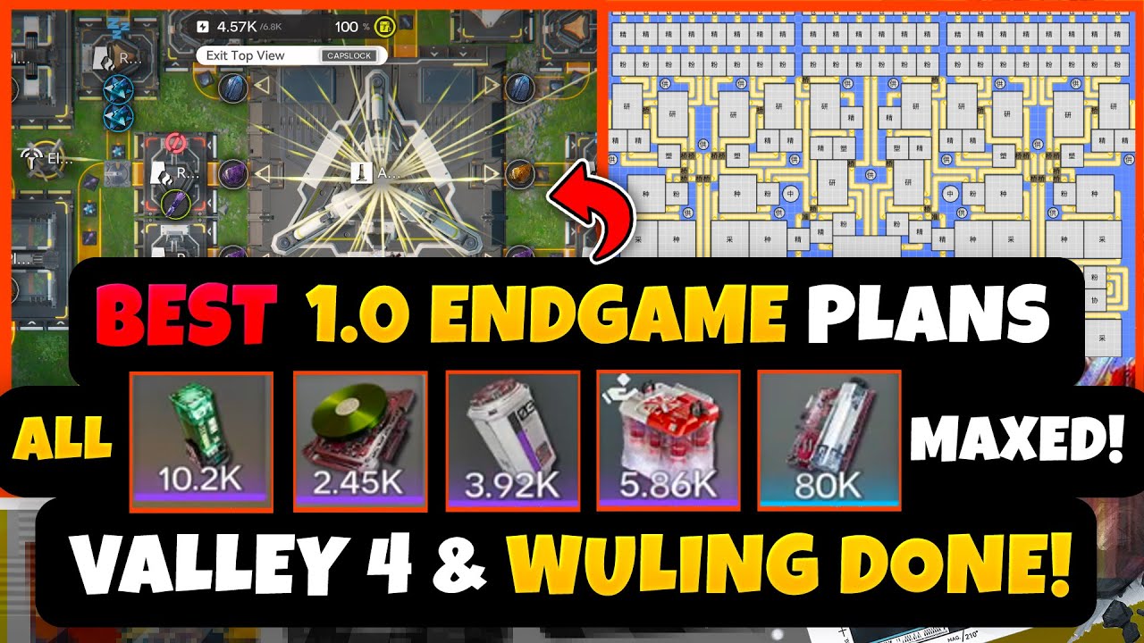 New UPDATED Wuling + Valley 4 Endgame Blueprints | MAXED 5 ★ GEARS & Productions