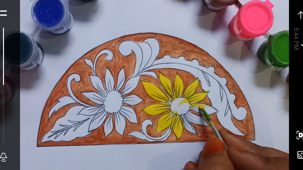 Easy water colour drawing | How to draw Sunflower step by step |Sunflower Colour Drawing |Easy idea|