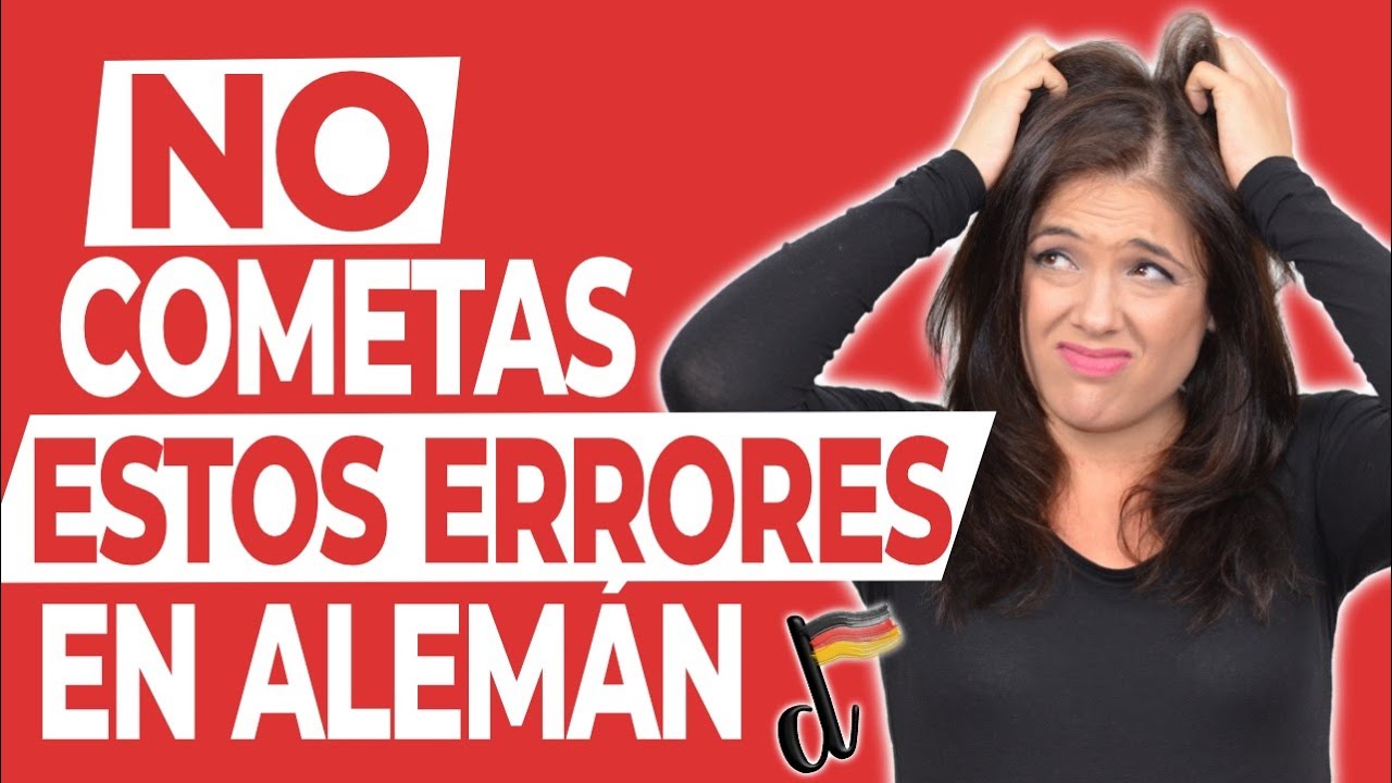 💡8 ERRORES más COMUNES ❌al APRENDER ALEMÁN 🇩🇪 [nivel básico] | Aprender ALEMÁN desde CERO