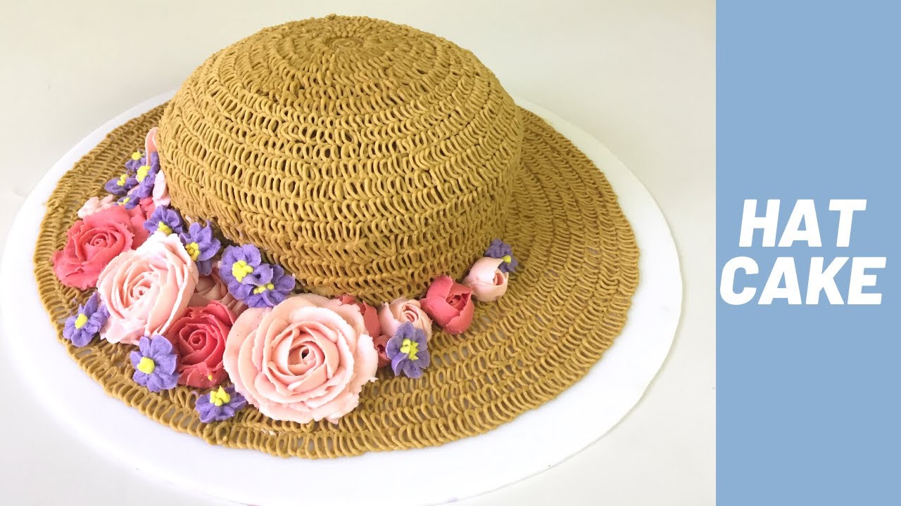Amazing Hat Cake full of flowers