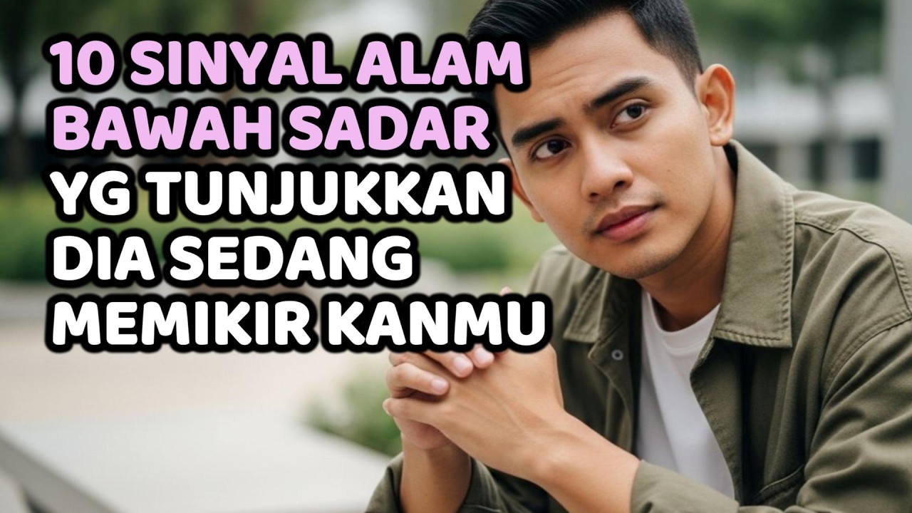 10 Sinyal Alam Bawah Sadar yg  Menunjukkan Dia Sedang Memikirkanmu