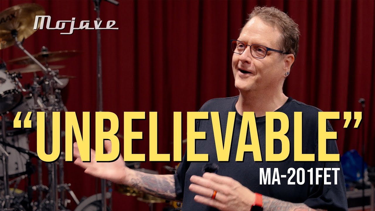 Best Drum Overhead Mic? FOH Legend Ken “Pooch” Van Druten on Mojave’s MA-201fet