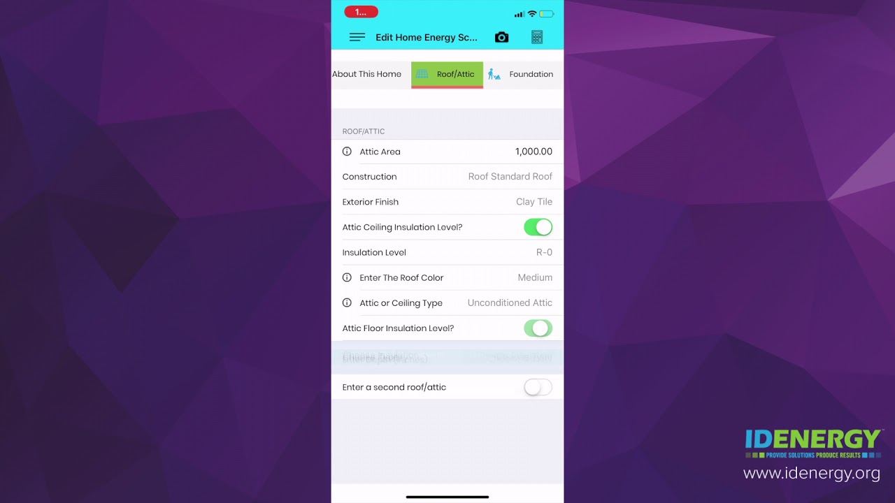 R - Value Calculator - Home Energy Score iOS App