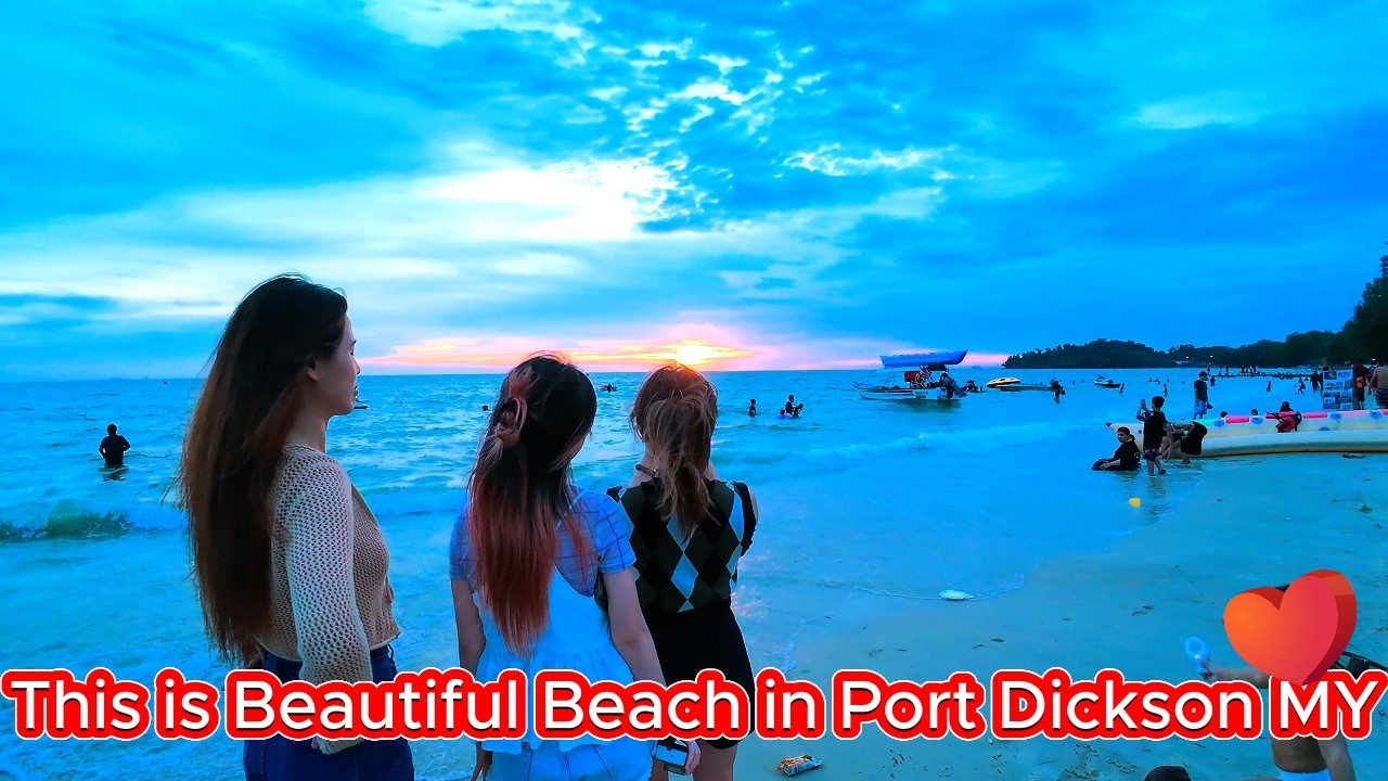 Beach Port Dickson Teluk Kemang  | Beach Near Kuala Lumpur | Travel Guide | Beach video 2025