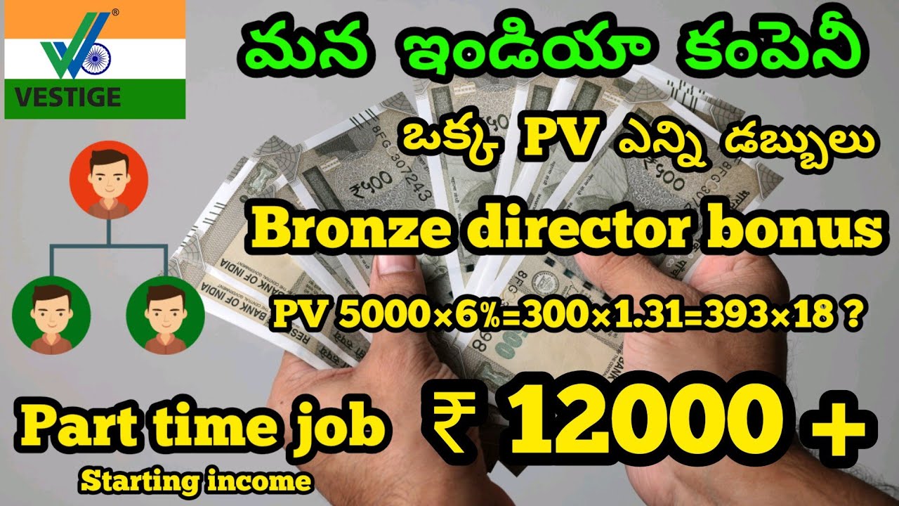 Vestige, vestige Telugu, vestige business plan, vestige products PV. income details in Telugu