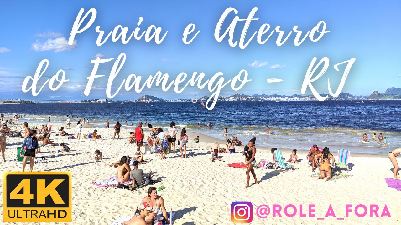 praia do flamengo - aterro do flamengo - parque do flamengo em 4k