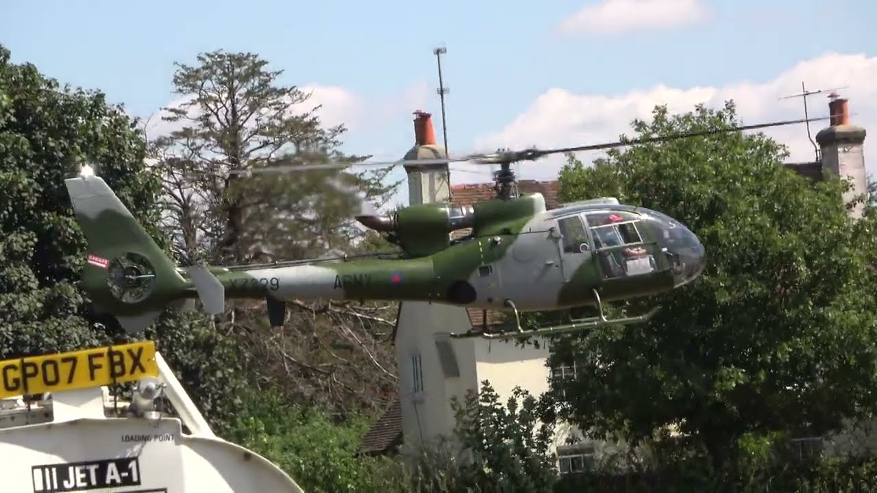 Helicopters (Gazelle, Longranger,Schweizer/Hughes 269) at Ardingly Showground