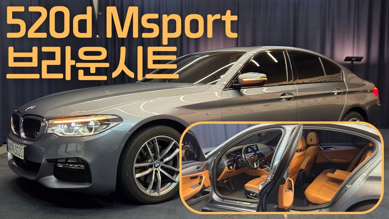 [전시중] 520D Msport 패키지 연비와 가성비(전국최저가) 최강 조합 색상