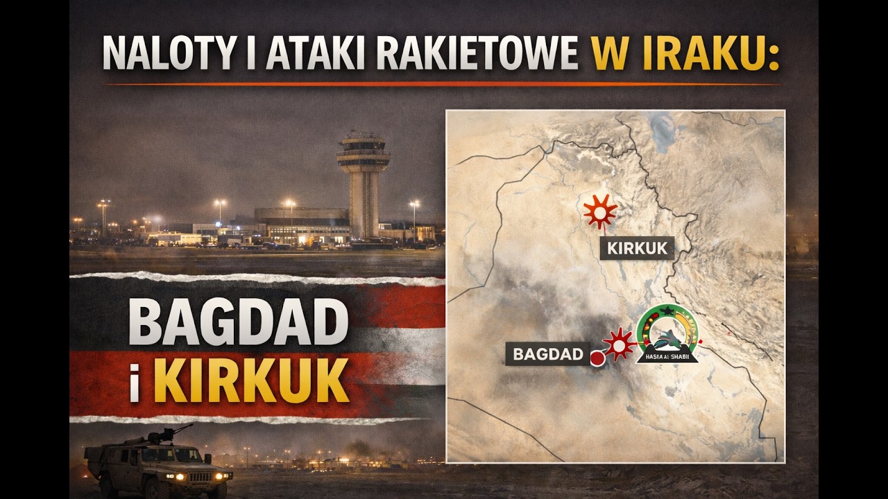 Eksplozje w Iraku: Rakiety uderzają w Bagdad i bazy wojskowe