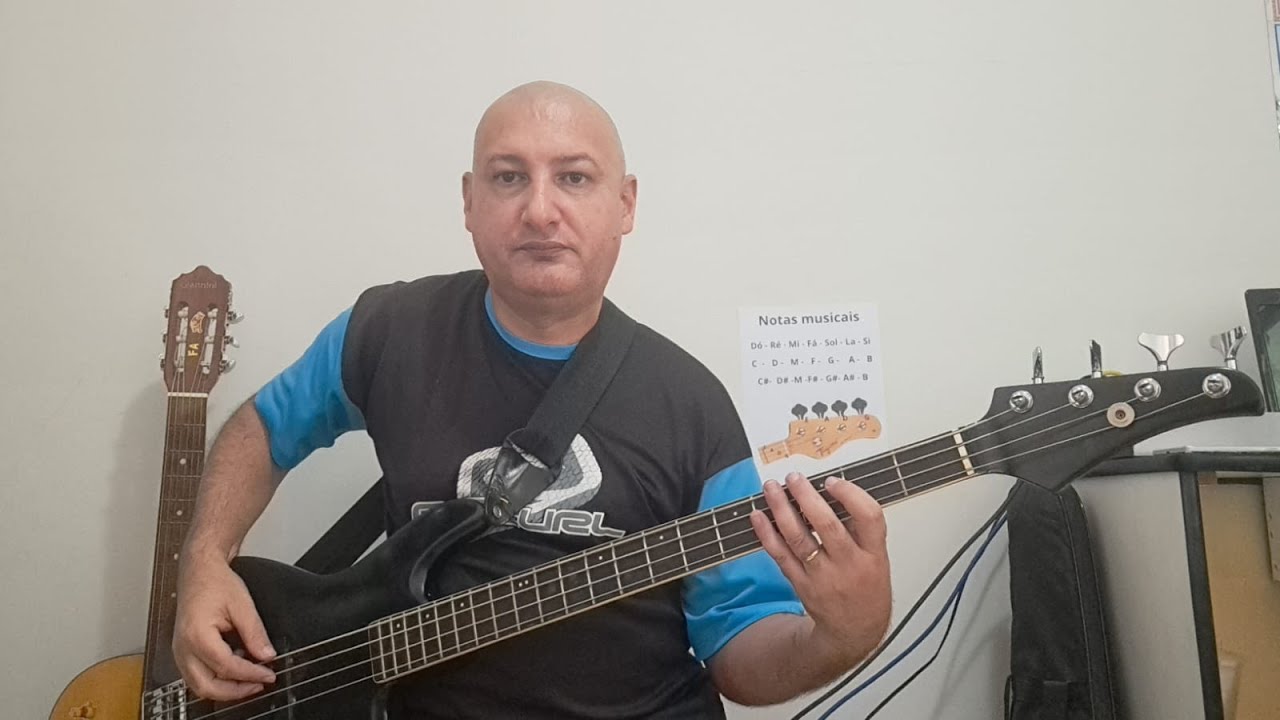 Tocando contrabaixo do zero, aula 4, Escala de Dó maior