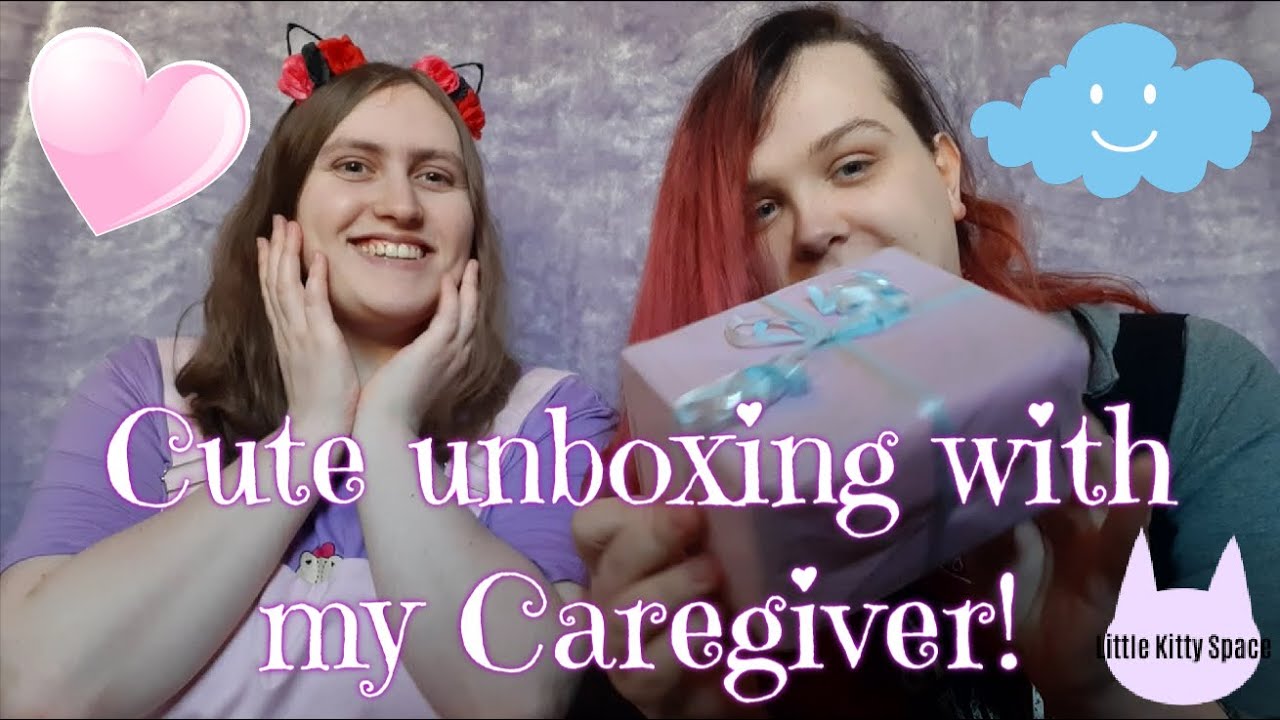 Cute unboxing with me and my caregiver! | Age regression