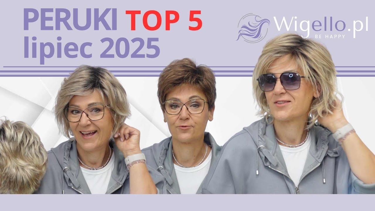 Wigello top 5 modeli peruk syntetycznych LIPIEC 2025 [sklep z perukami]