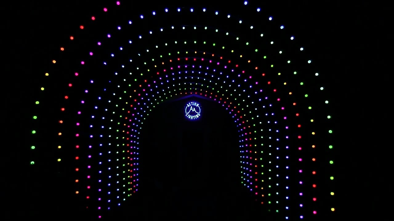 Walkway / Driveway RGB LED Tunnel with LIghts