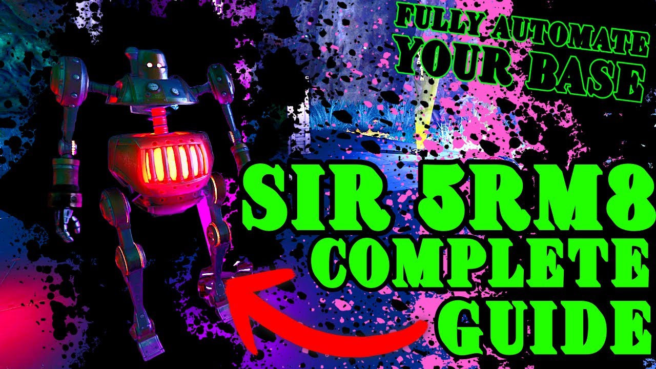 SIR 5RM8 Complete Guide!!! Harvest, Repair, Sort! Everything You NEED TO KNOW To Automate Your Base!