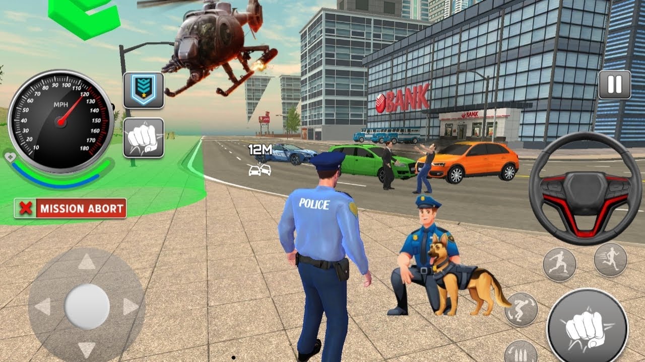 Ultimate Police Chase Simulator 3D | AndroidPolice Car Mission Gameplay | High Speed Chase