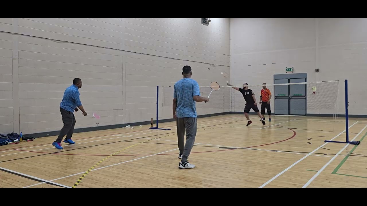 Ali & shajoon v bilal & Shipon great badminton practice #badminton 