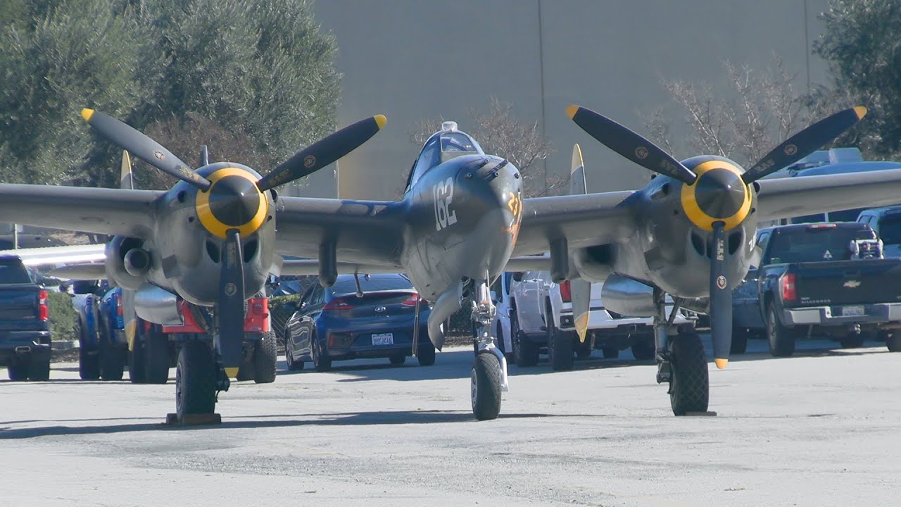 Lockheed P-38 Lightning at the Planes of Fame Air Museum December 2025 Hangar Talk Event