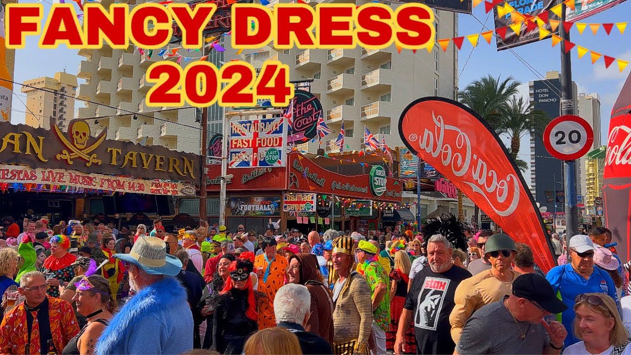 FANCY DRESS 2024 — невероятная атмосфера в Бенидорме! 😲🎩