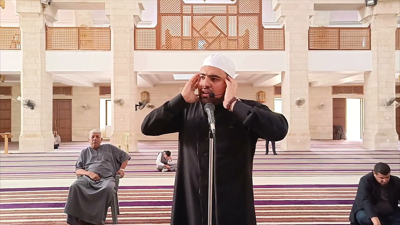 أذان في مسجد الصحابي الجليل عامر بن الجراح - أبو عبيدة - الشيخ بكر السقار