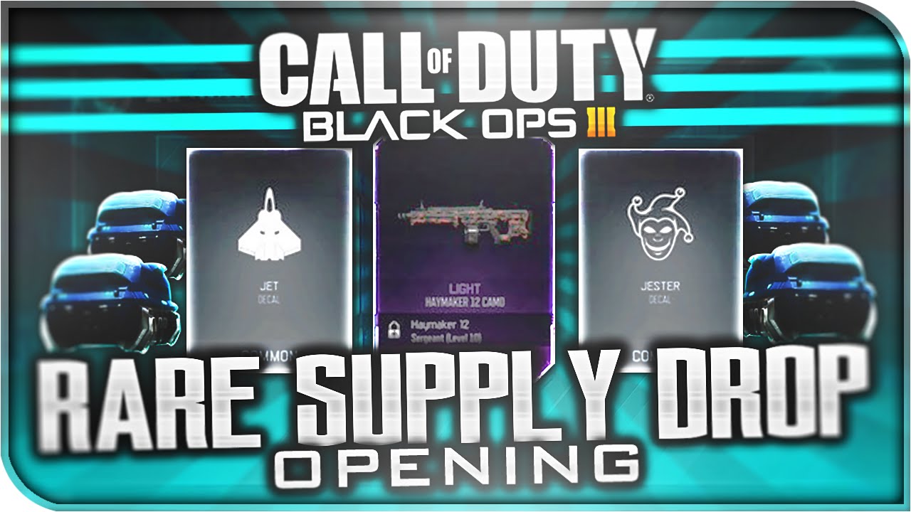 HUGE RARE SUPPLY DROP OPENING! Black Ops 3 Rare Supply Drop Reactions (BO3 Black Market)