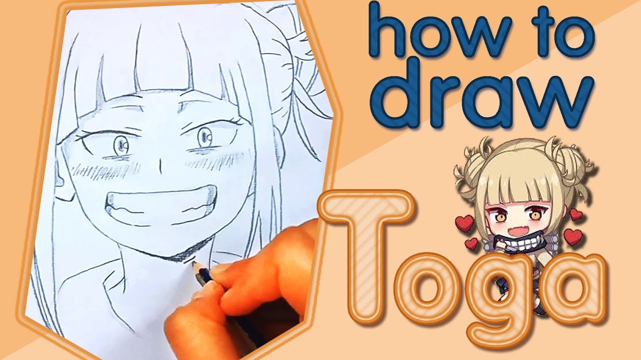 Anime drawing tutorial 🍡 how to draw Toga