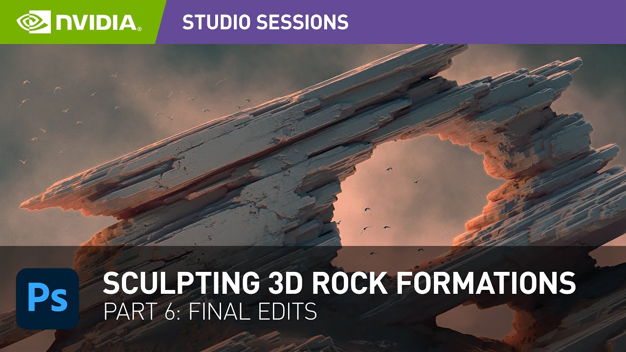 Sculpting Stunning 3D Rock Formations w/ Jonas Ronnegard | Part 6: Final Edits