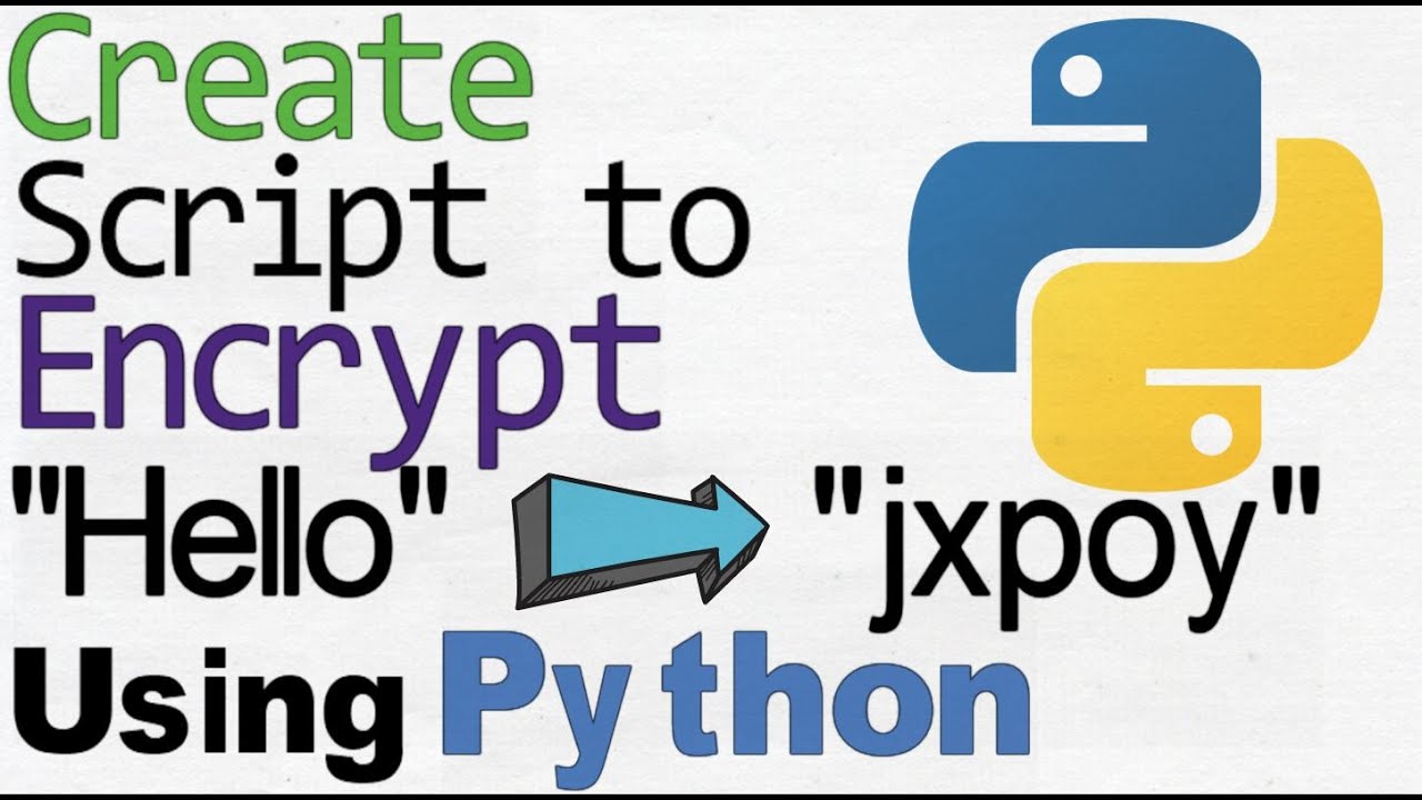 Automation Using Python | Encrypt Text