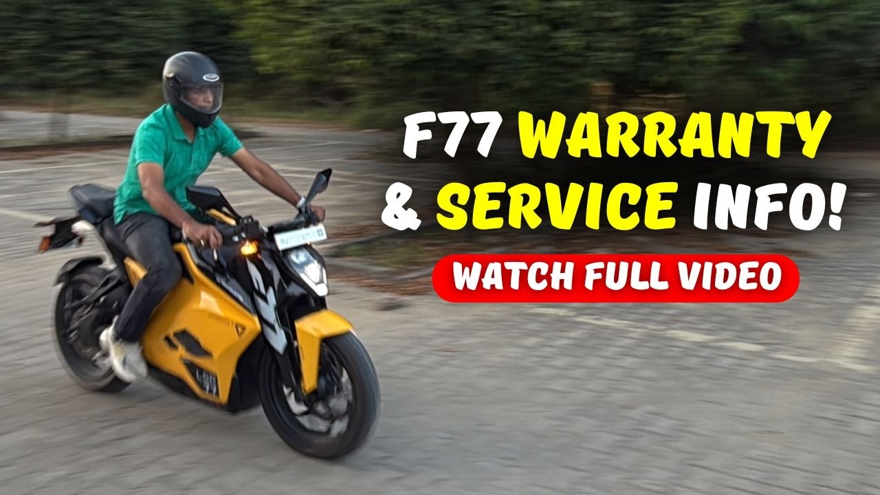 F77 Mach 2 Warranty & Service | Everything You Must Know #electricvehicletalks #f77 #ultraviolette