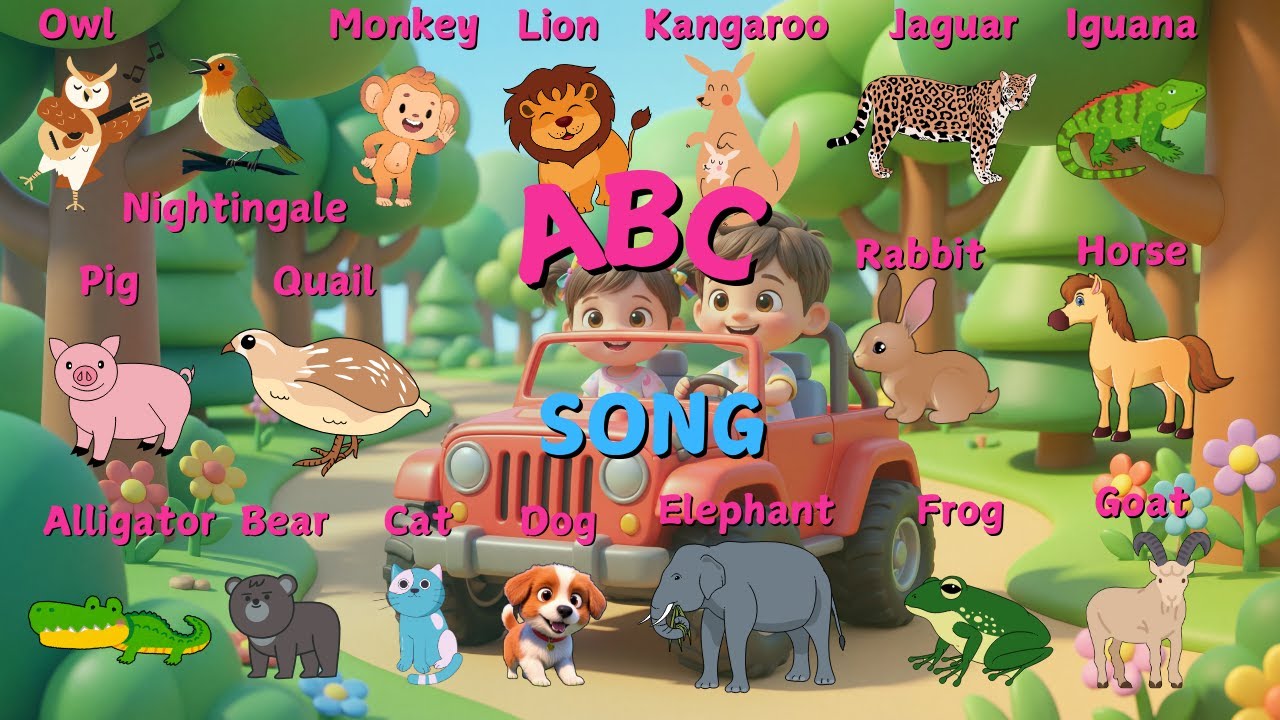 A to Z Animal ABC Song 🐾 | Fun Alphabet Song for Kids | Nio Friends