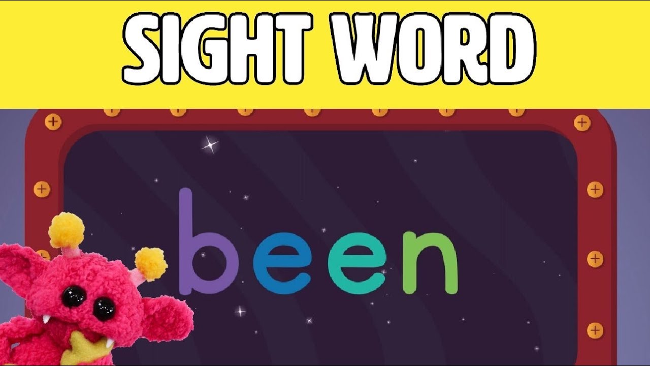 BEEN - Let's Learn the Sight Word BEEN with Hubble the Alien! | Nimalz Kidz! Songs and Fun!